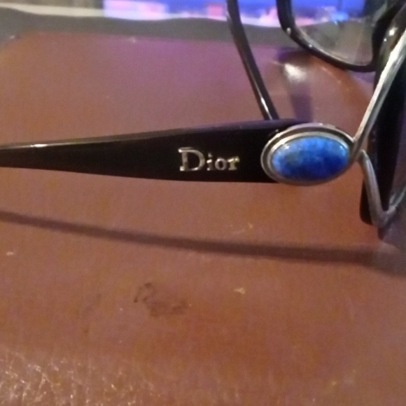 Dior Copacabana Black with Turquoise Vintage - Picture 6 of 8